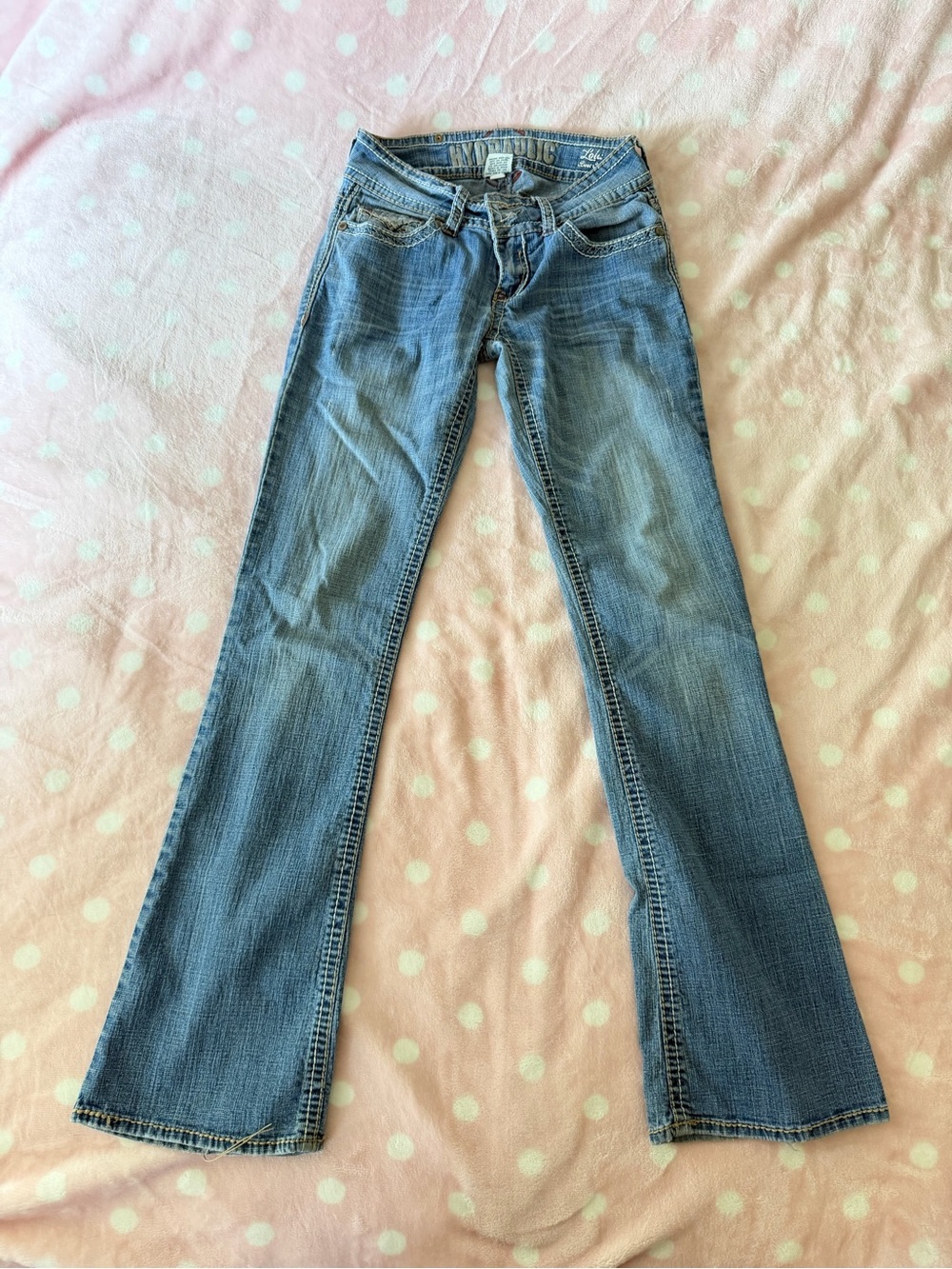 Y2K Hydraulic Women's Light Blue Flare Jeans